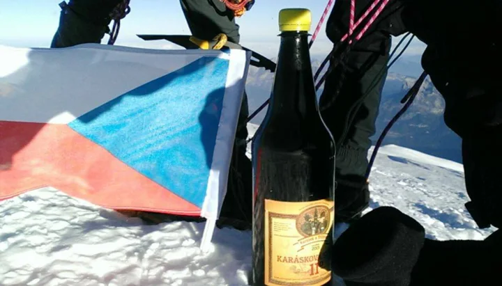 Karásek na Mont Blancu
