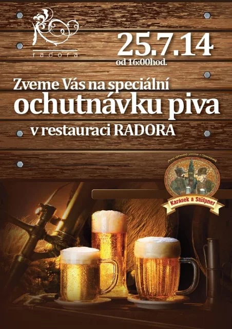 Grilování v retauraci Radora