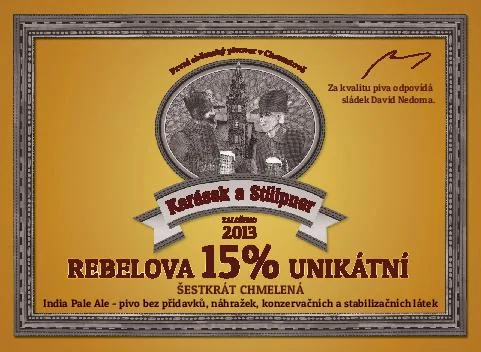 Představení piva v restauraci Republika