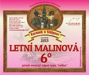 Radler s malinovou příchutí - 6st